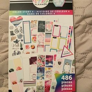 Color Story 4 Classic Happy Planner sticker book